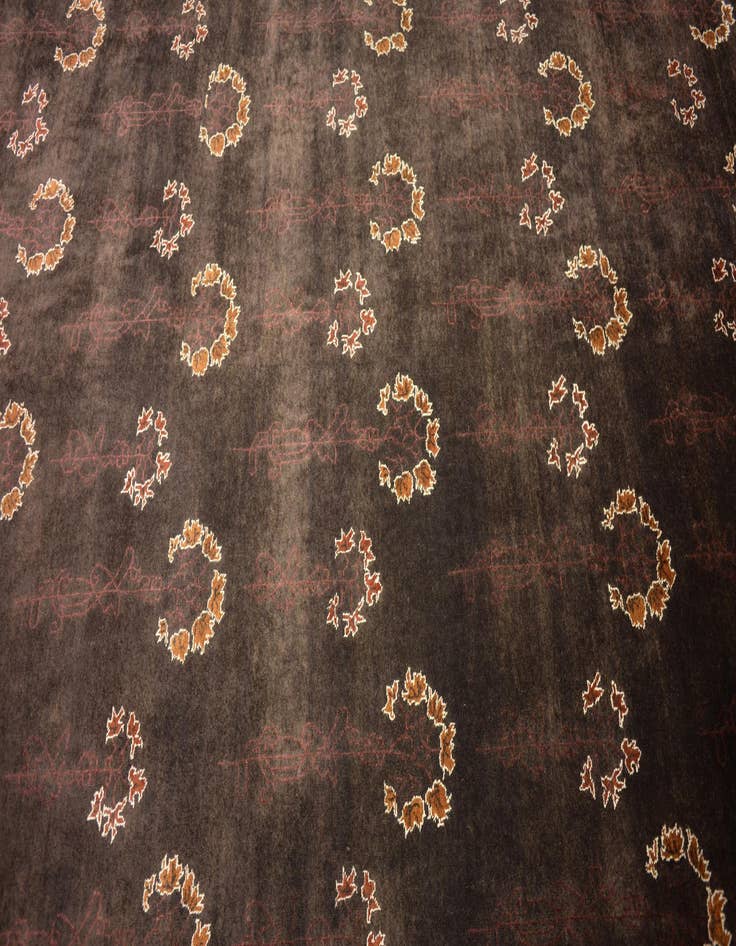 Detail image of 6' 7 x 9' 9 Hand Knotted Kashkuli Gabbeh Oriental Wool Rug