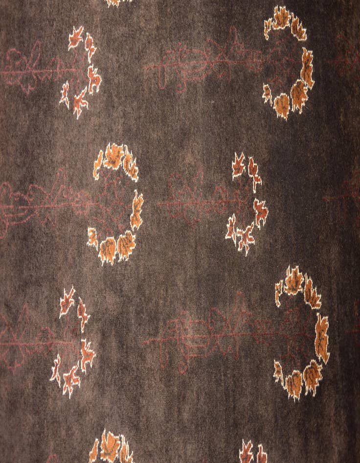 Detail image of 6' 7 x 9' 9 Hand Knotted Kashkuli Gabbeh Oriental Wool Rug