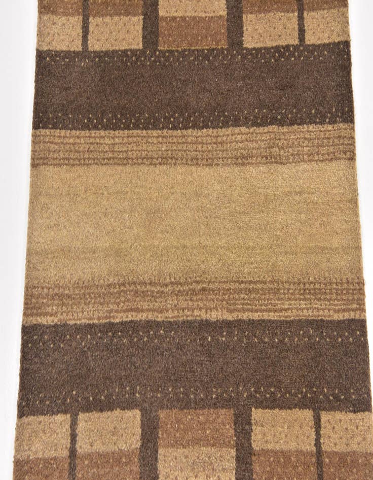 Detail image of 2' 7 x 4' 4 Hand Knotted Kashkuli Gabbeh Wool Rug