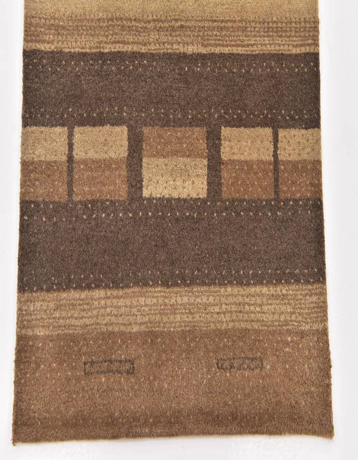 Detail image of 2' 7 x 4' 4 Hand Knotted Kashkuli Gabbeh Wool Rug