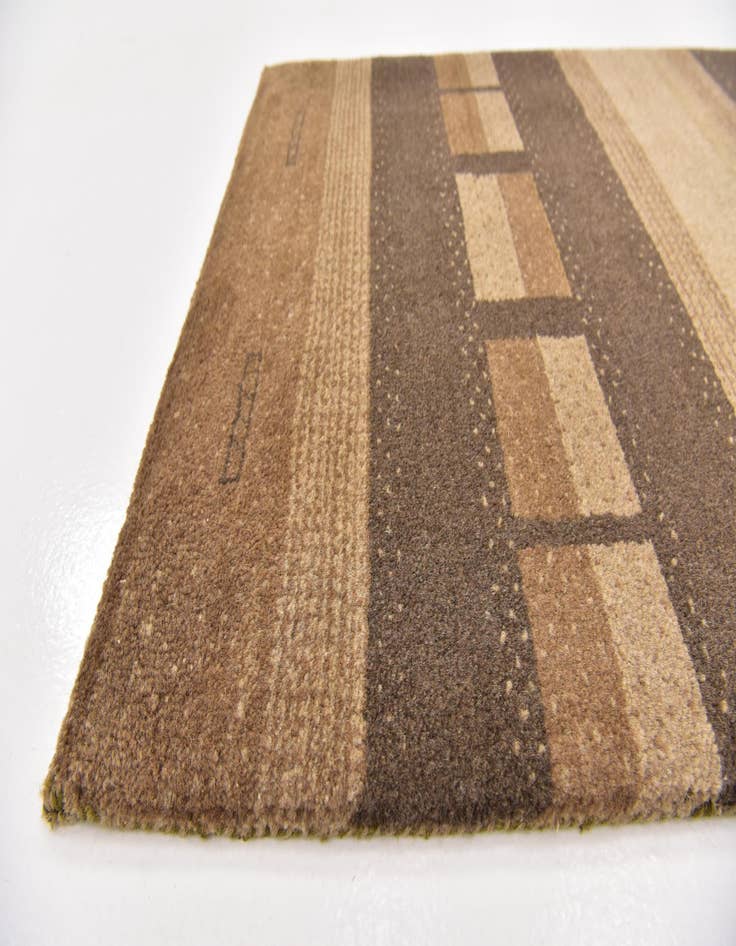 Detail image of 2' 7 x 4' 4 Hand Knotted Kashkuli Gabbeh Wool Rug