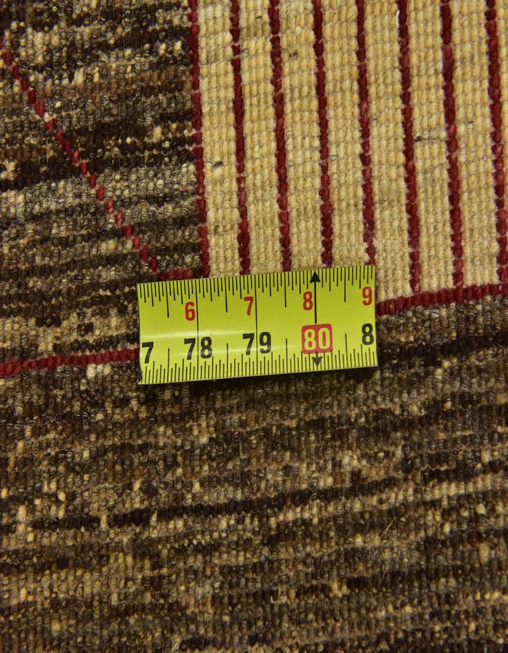 Detail image of 5' 9 x 8'  Hand Knotted Kashkuli Gabbeh Wool Rug