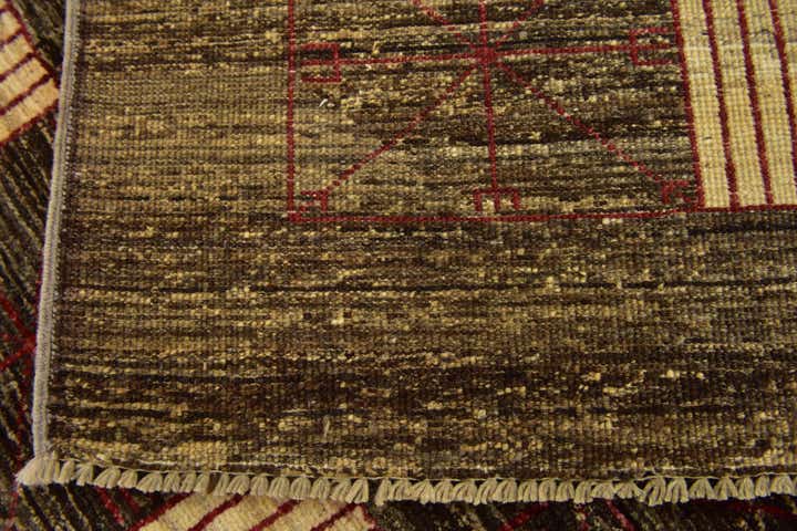 5' 9 x 8' Hand Knotted Kashkuli Gabbeh Wool Rug