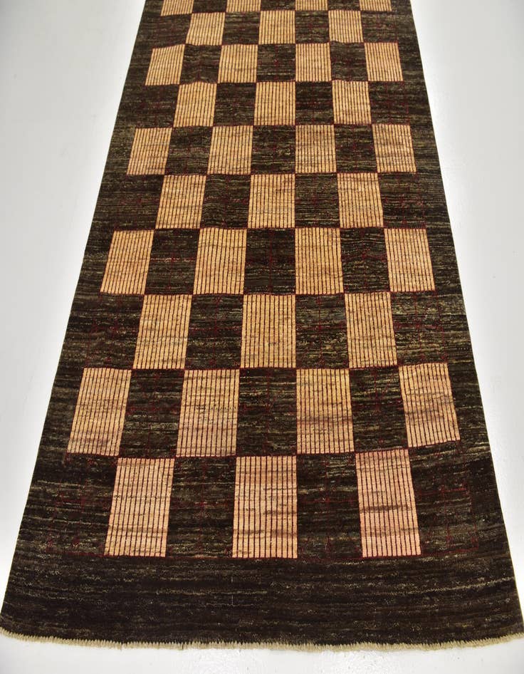 Detail image of 5' 9 x 8'  Hand Knotted Kashkuli Gabbeh Wool Rug