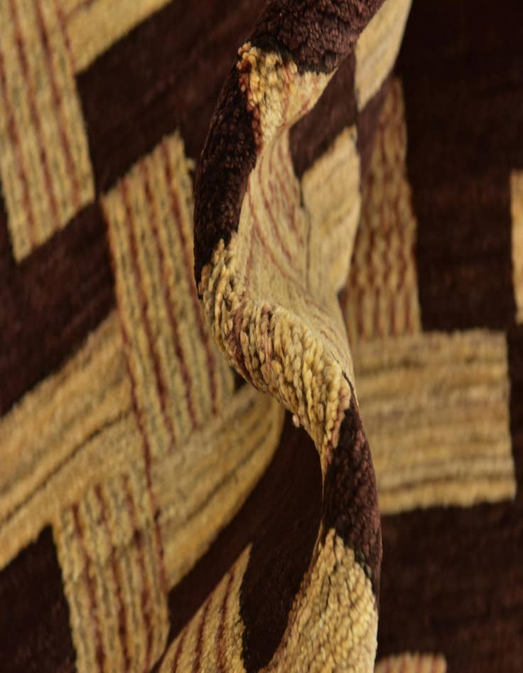 Detail image of 6' 2 x 8' 8  Hand Knotted Kashkuli Gabbeh Wool Rug