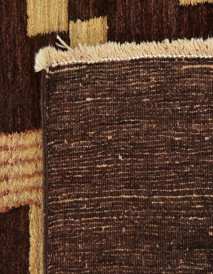 Detail image of 6' 2 x 8' 8  Hand Knotted Kashkuli Gabbeh Wool Rug