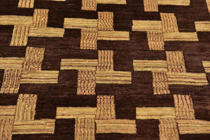 6' 2 x 8' 8 Hand Knotted Kashkuli Gabbeh Wool Rug