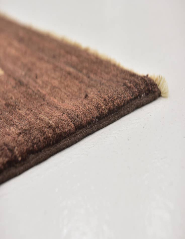 Detail image of 6' 2 x 8' 8  Hand Knotted Kashkuli Gabbeh Wool Rug