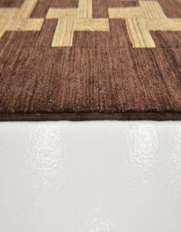 Detail image of 6' 2 x 8' 8  Hand Knotted Kashkuli Gabbeh Wool Rug