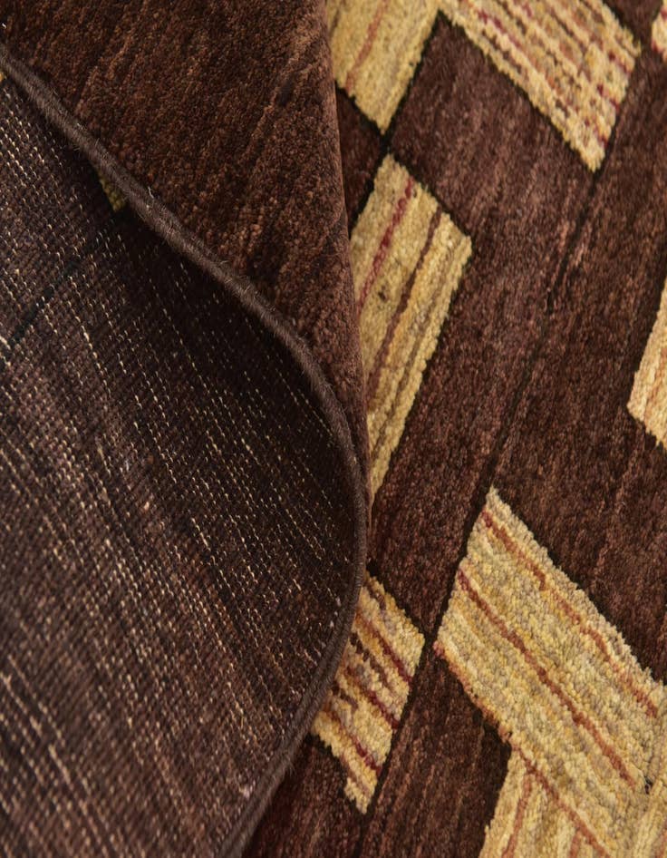 Detail image of 6' 2 x 8' 8  Hand Knotted Kashkuli Gabbeh Wool Rug