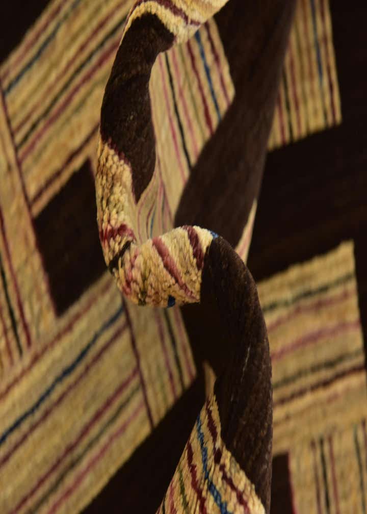 5' 9 x 9' 10 Hand Knotted Kashkuli Gabbeh Wool Rug