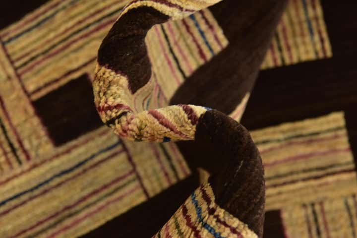 5' 9 x 9' 10 Hand Knotted Kashkuli Gabbeh Wool Rug