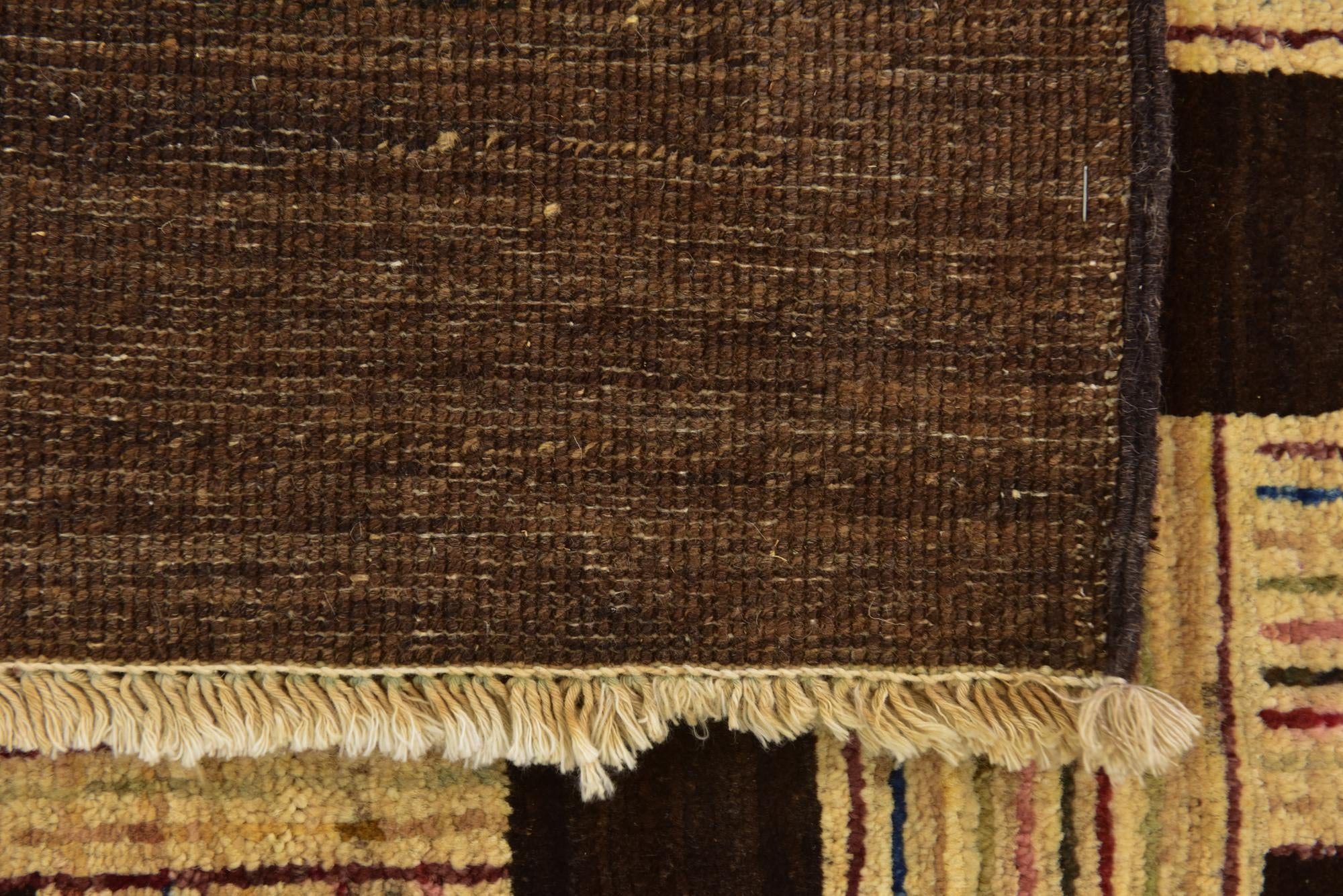 5' 9 x 9' 10 Hand Knotted Kashkuli Gabbeh Wool Rug