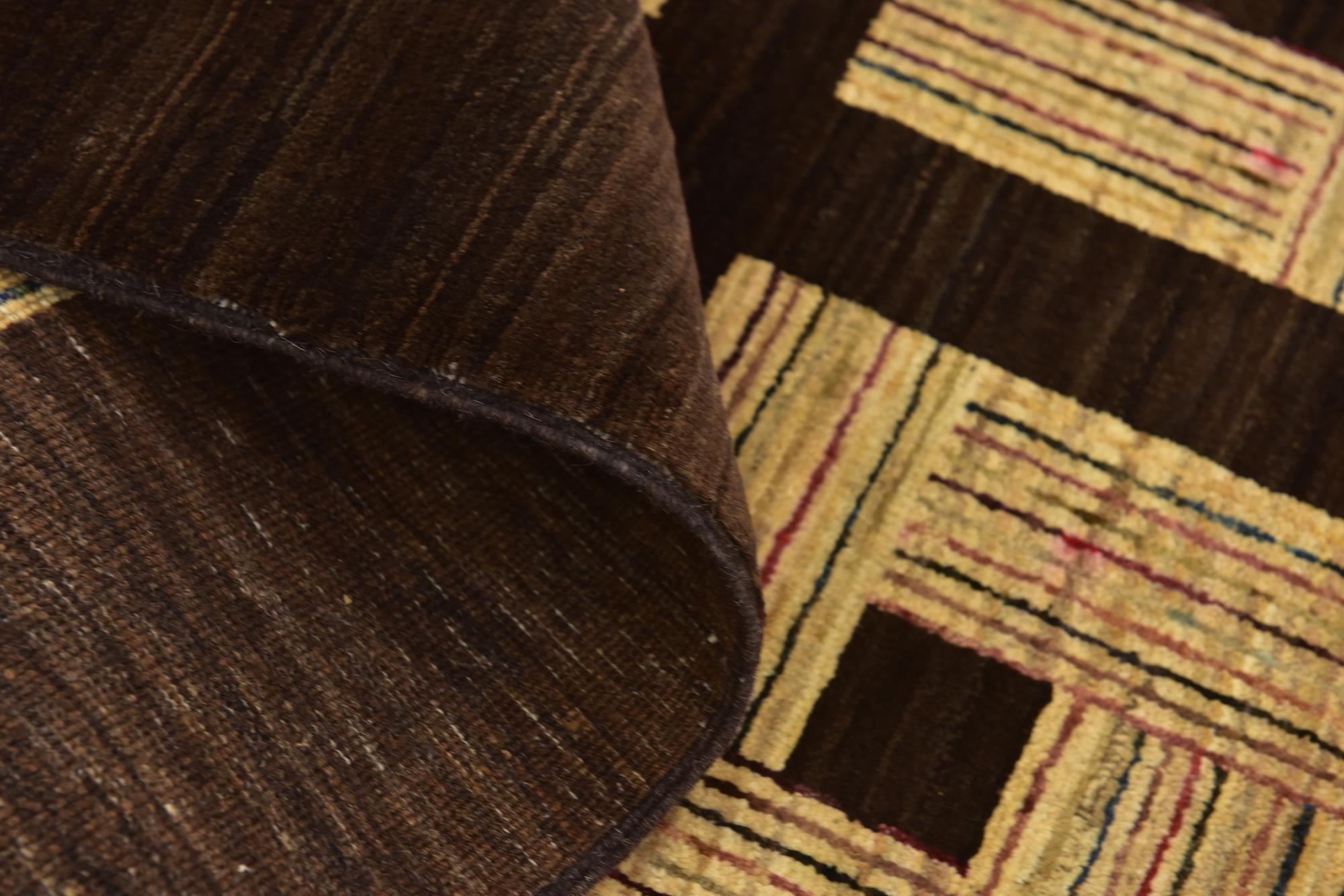 5' 9 x 9' 10 Hand Knotted Kashkuli Gabbeh Wool Rug