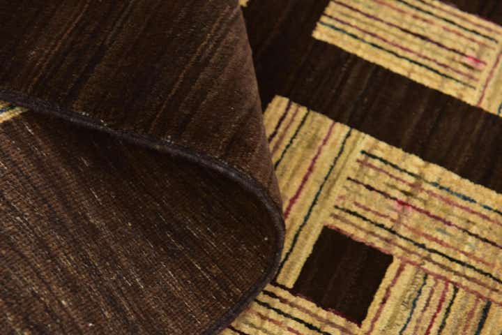 5' 9 x 9' 10 Hand Knotted Kashkuli Gabbeh Wool Rug