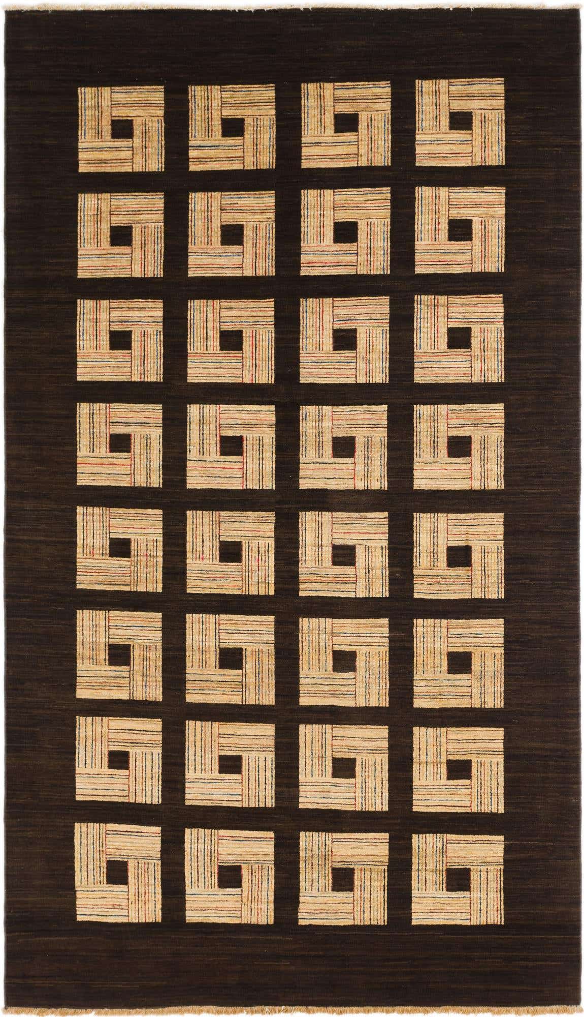 5' 9 x 9' 10 Hand Knotted Kashkuli Gabbeh Wool Rug