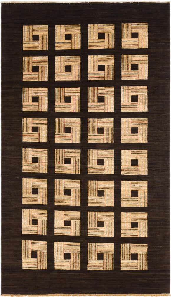 5' 9 x 9' 10 Hand Knotted Kashkuli Gabbeh Wool Rug