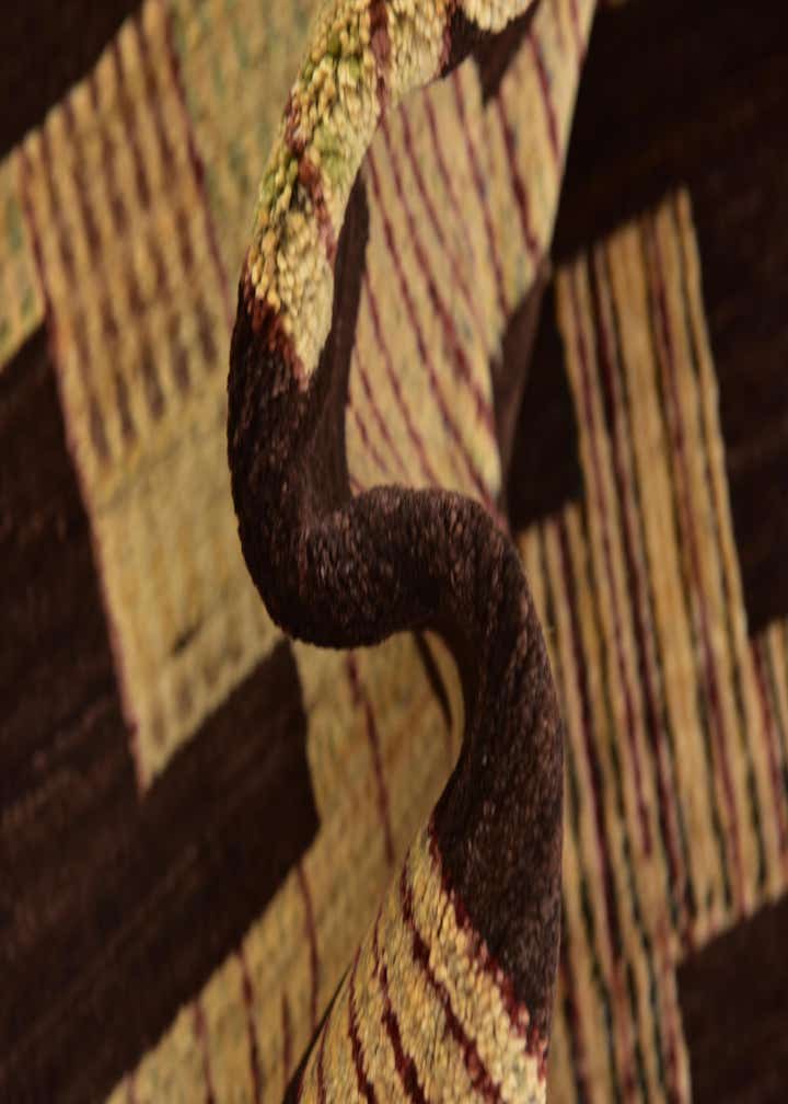6' x 8' 8 Hand Knotted Kashkuli Gabbeh Wool Rug