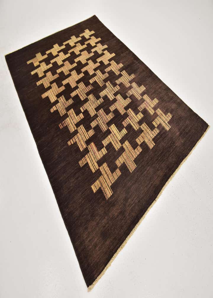 6' x 8' 8 Hand Knotted Kashkuli Gabbeh Wool Rug