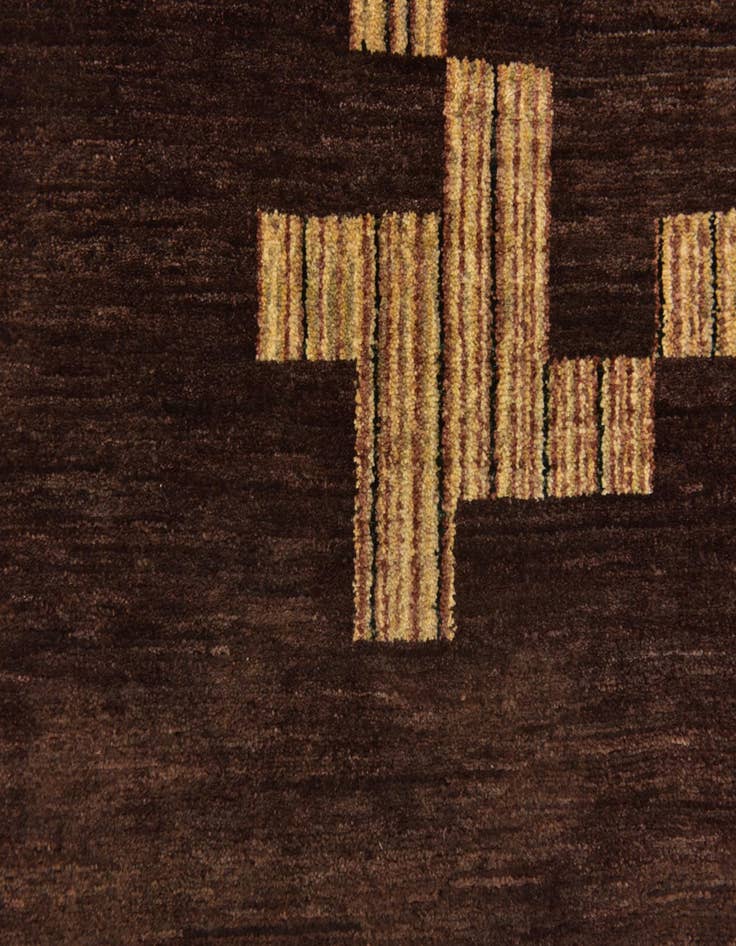 Detail image of 6' x 8' 8 Hand Knotted Kashkuli Gabbeh Wool Rug