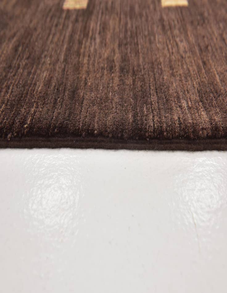 Detail image of 6' x 8' 8  Hand Knotted Kashkuli Gabbeh Wool Rug