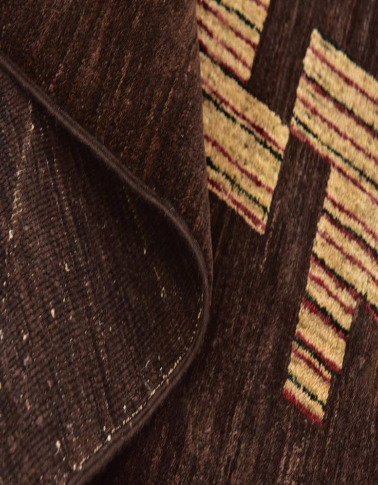 Detail image of 6' x 8' 8  Hand Knotted Kashkuli Gabbeh Wool Rug