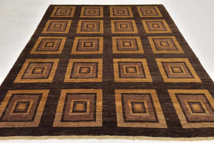 6' x 8' 2 Hand Knotted Kashkuli Gabbeh Wool Rug