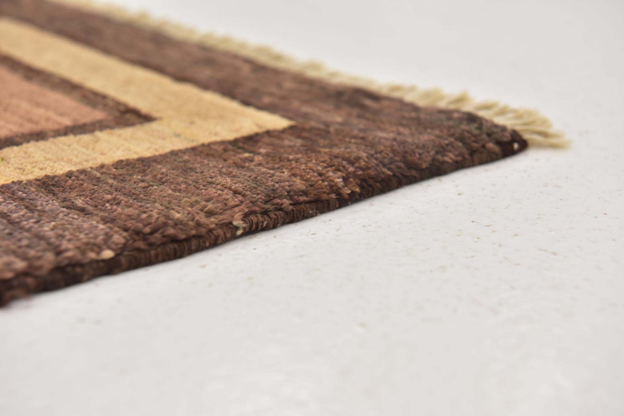 6' x 8' 2 Hand Knotted Kashkuli Gabbeh Wool Rug