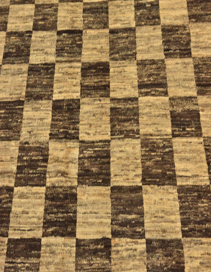 Detail image of 6' 6 x 9' 8  Hand Knotted Kashkuli Gabbeh Wool Rug