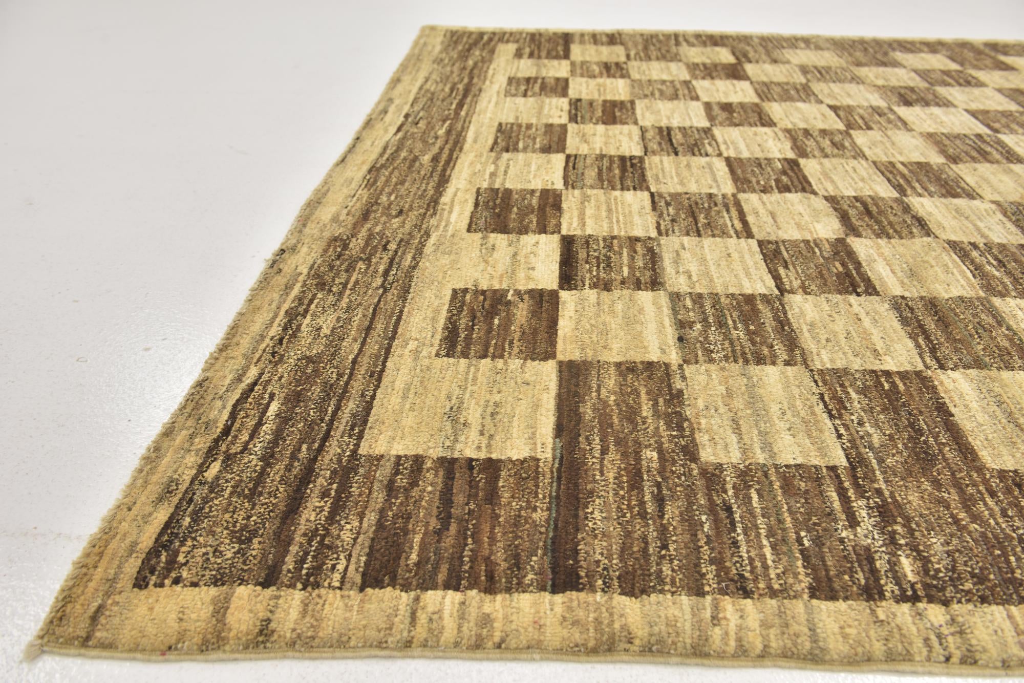 6' 6 x 9' 8 Hand Knotted Kashkuli Gabbeh Wool Rug