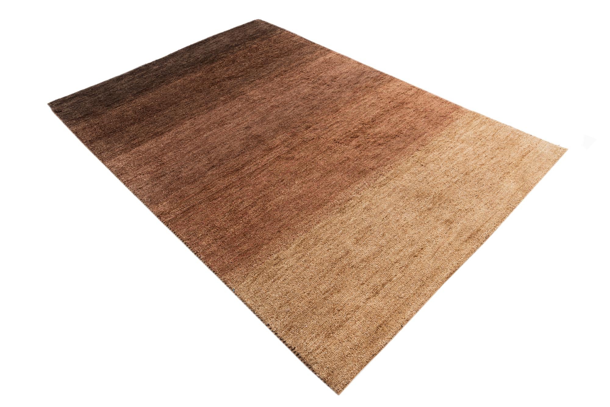 4' 8 x 6' 6 Hand Knotted Kashkuli Gabbeh Wool Rug