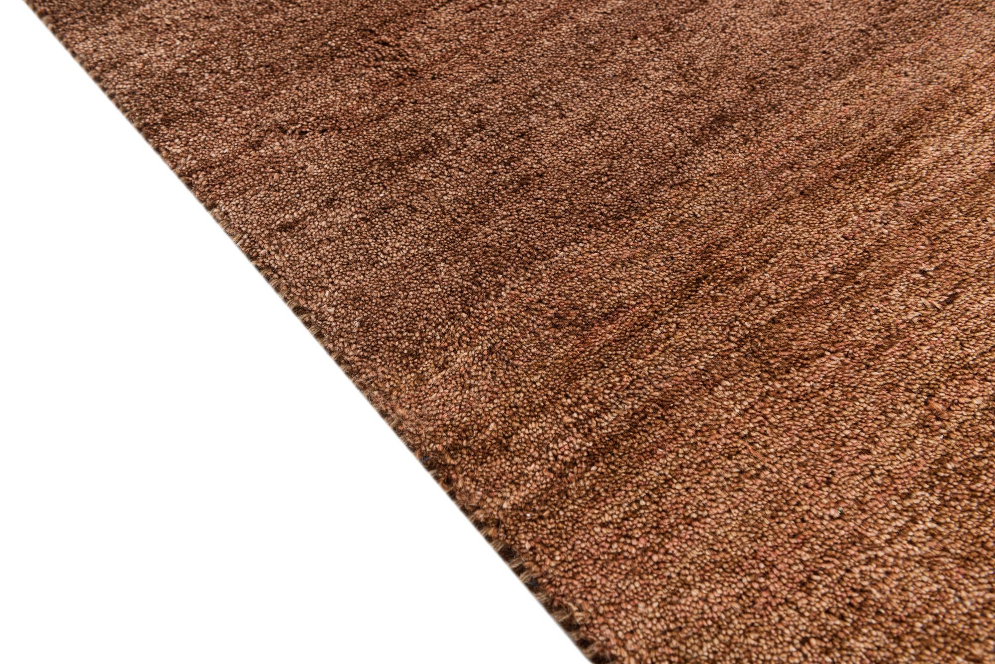 4' 8 x 6' 6 Hand Knotted Kashkuli Gabbeh Wool Rug