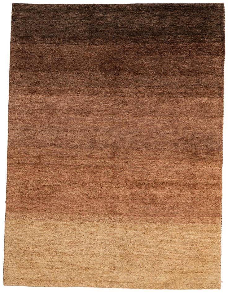 Detail image of 4' 8 x 6' 6 Hand Knotted Kashkuli Gabbeh Wool Rug