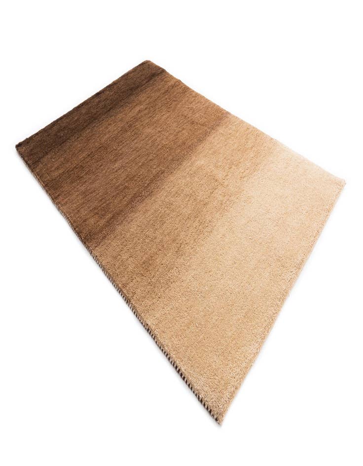 Detail image of 4' 2 x 6'  Hand Knotted Kashkuli Gabbeh Wool Rug