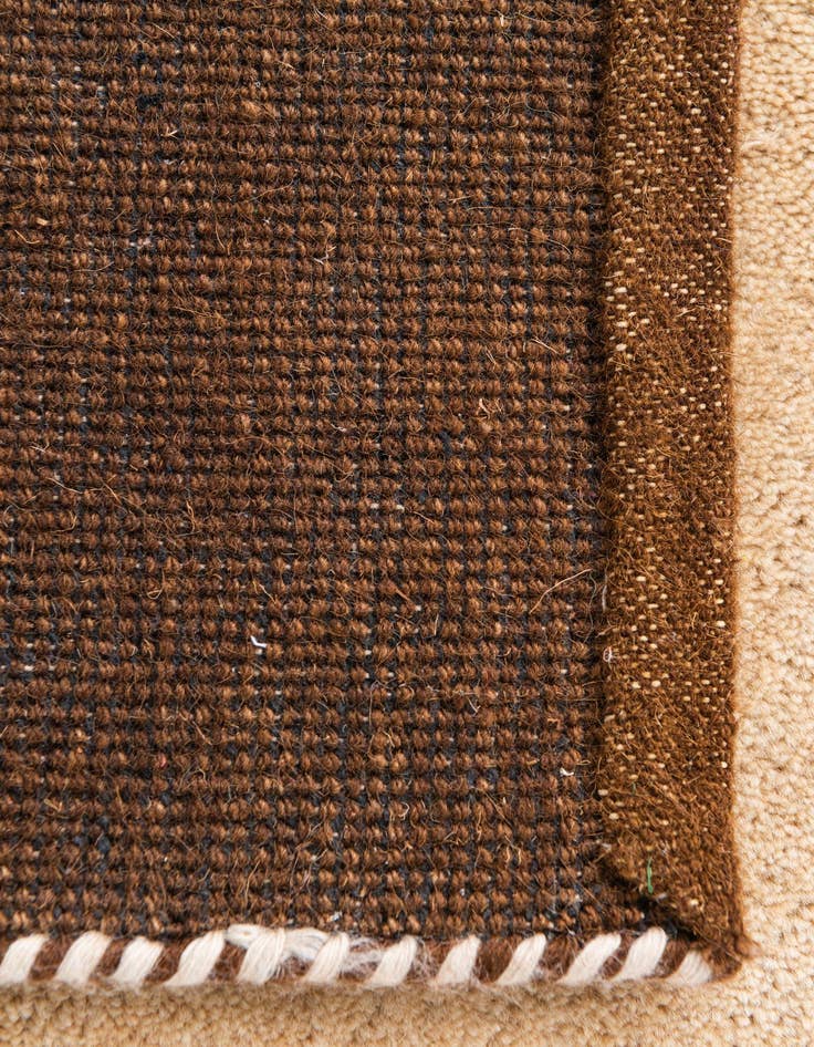 Detail image of 4' 2 x 6'  Hand Knotted Kashkuli Gabbeh Wool Rug