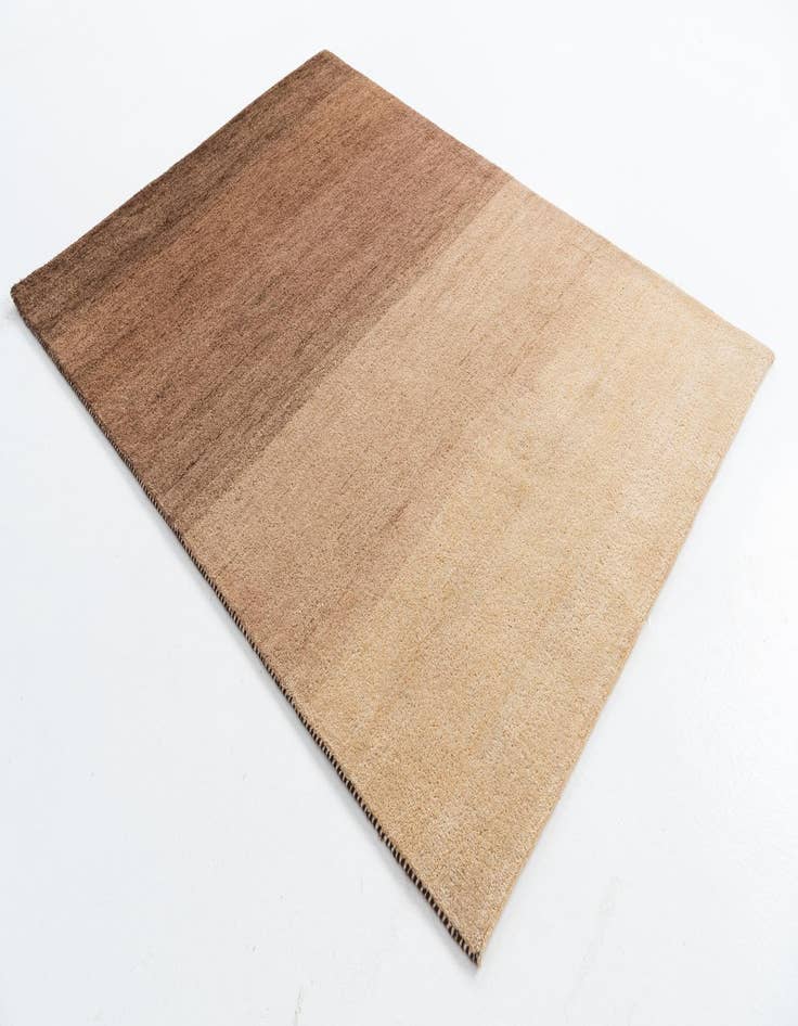 Detail image of 4' 10 x 6' 7  Hand Knotted Kashkuli Gabbeh Wool Rug