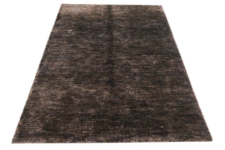 Detail image of 4' 7 x 6' 7 Hand Knotted Kashkuli Gabbeh Wool Rug