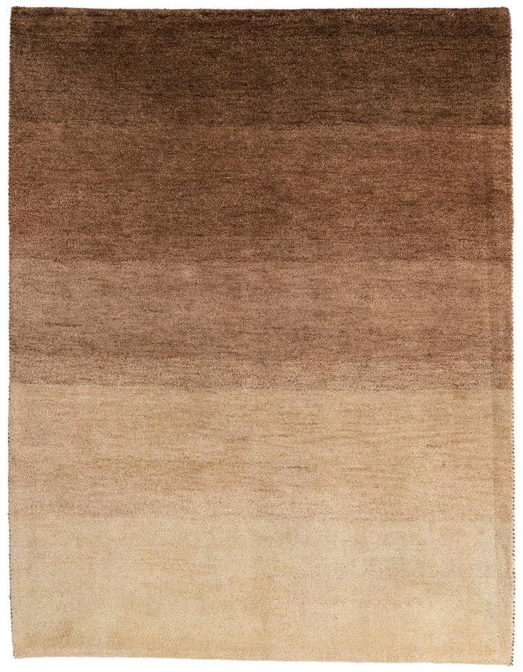 Detail image of 4' 10 x 6' 7 Hand Knotted Kashkuli Gabbeh Wool Rug