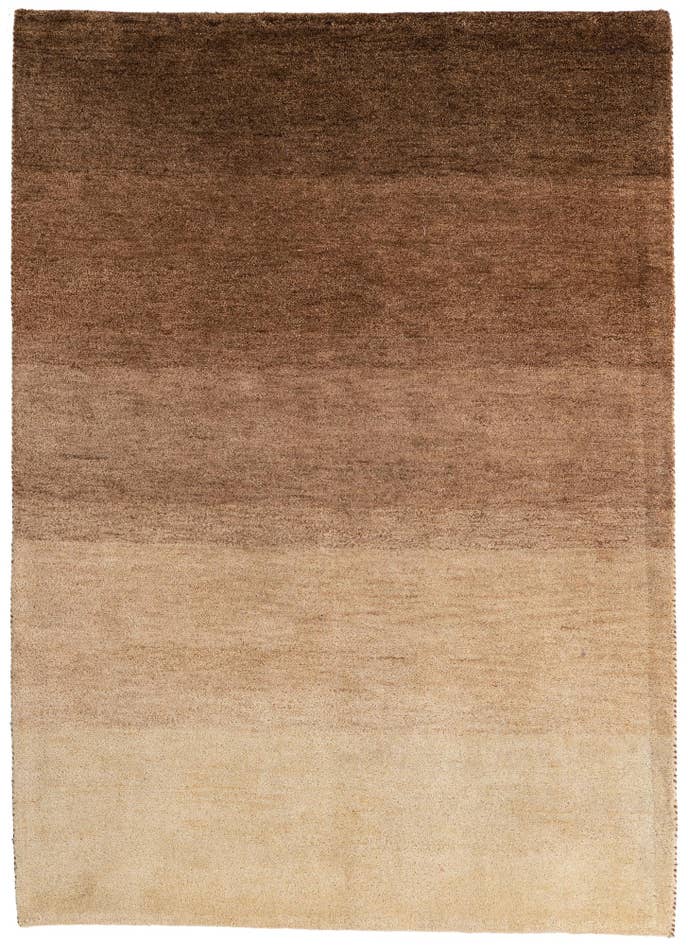 Detail image of 4' 10 x 6' 7 Hand Knotted Kashkuli Gabbeh Wool Rug