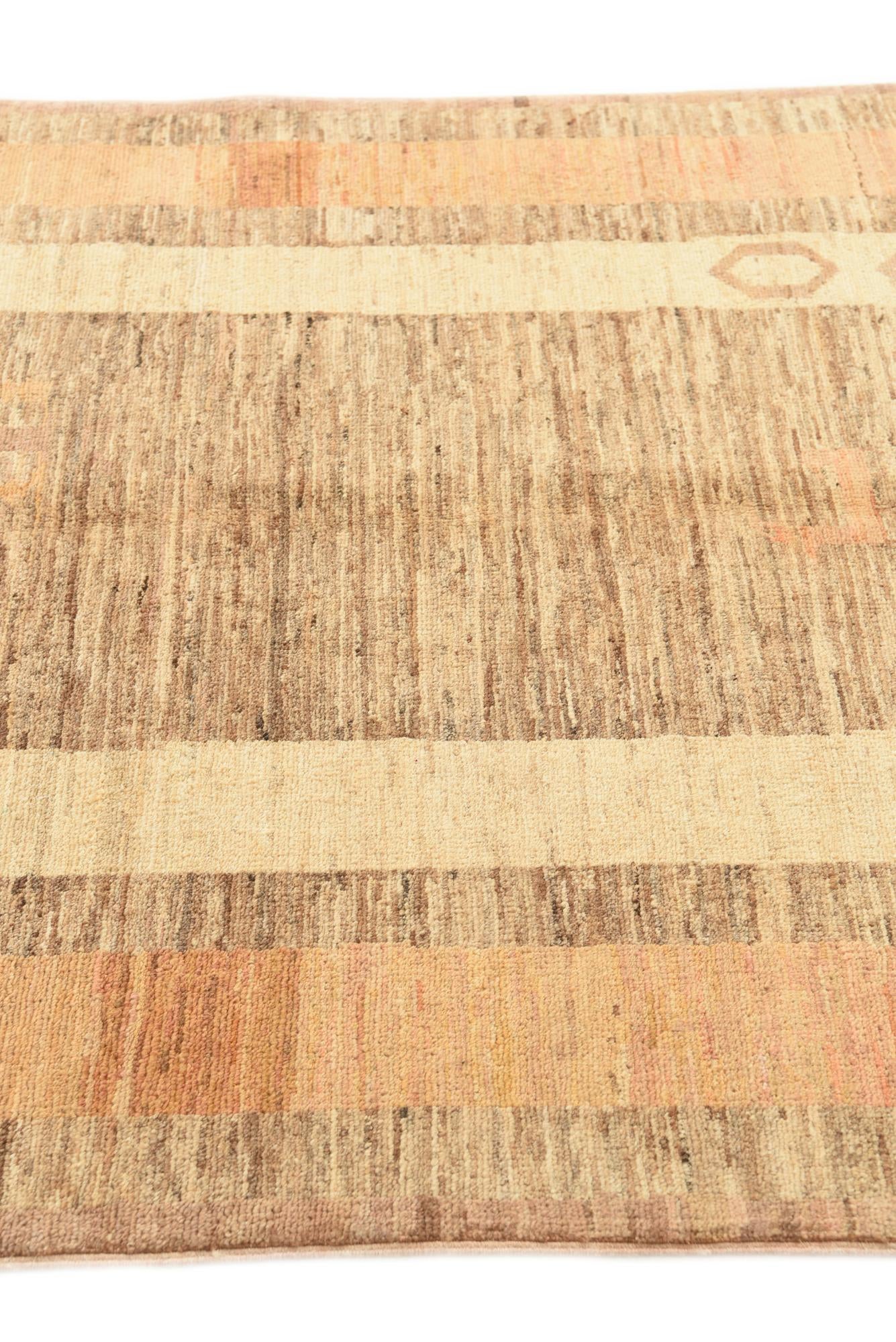 3' 9 x 5' 10 Hand Knotted Kashkuli Gabbeh Wool Rug