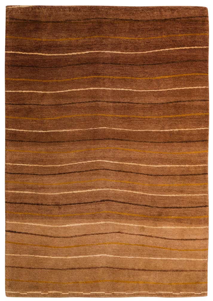 5' 6 x 8' Hand Knotted Kashkuli Gabbeh Oriental Wool Rug