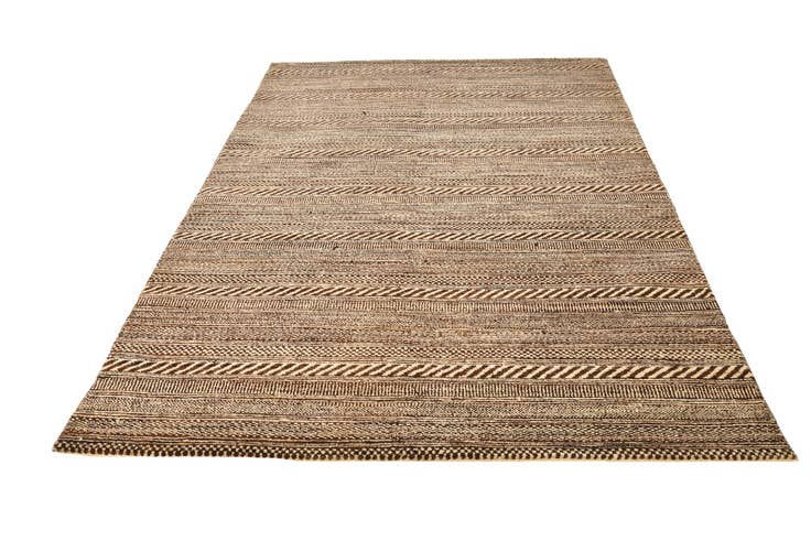 Detail image of 4' 7 x 6' 9 Hand Knotted Kashkuli Gabbeh Oriental Wool Rug