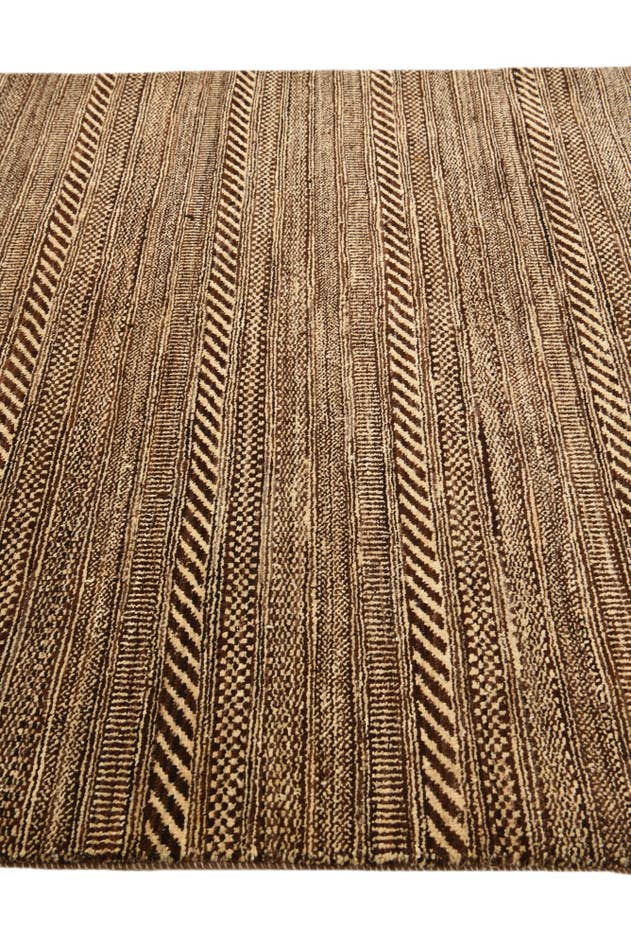 Detail image of 4' 7 x 6' 9 Hand Knotted Kashkuli Gabbeh Oriental Wool Rug