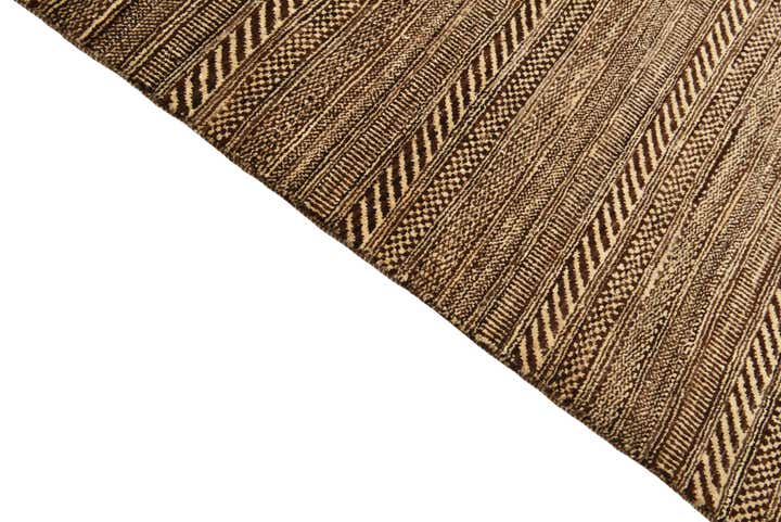 4' 7 x 6' 9 Hand Knotted Kashkuli Gabbeh Oriental Wool Rug