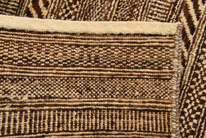4' 7 x 6' 9 Hand Knotted Kashkuli Gabbeh Oriental Wool Rug