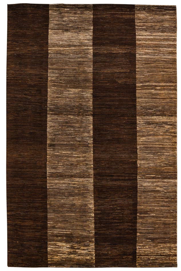 Detail image of 6' 5 x 9' 9 Hand Knotted Kashkuli Gabbeh Wool Rug