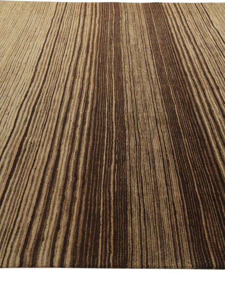 Detail image of 9' 10 x 14' 1  Hand Knotted Kashkuli Gabbeh Wool Rug