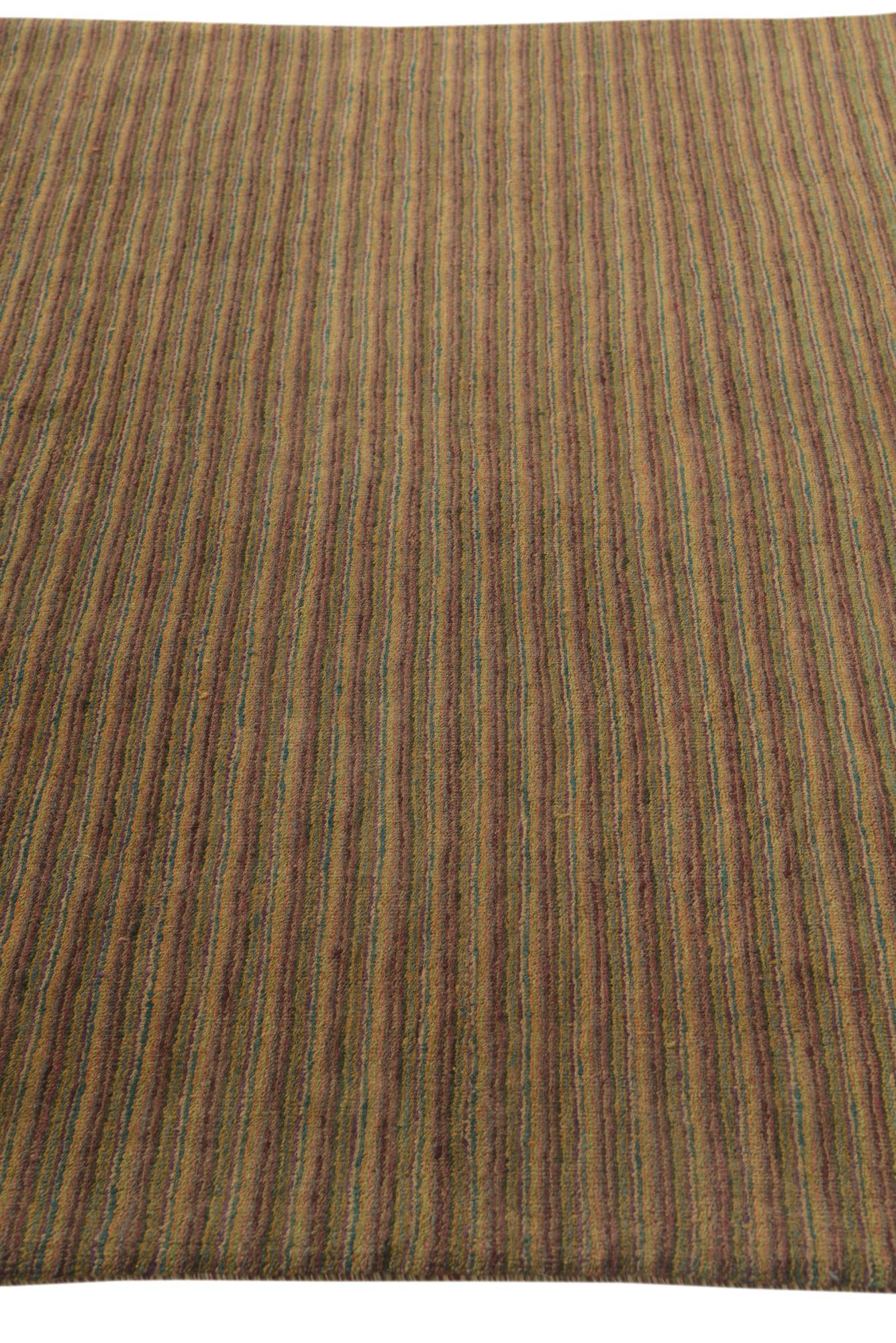 5' 8 x 8' Hand Knotted Kashkuli Gabbeh Wool Rug