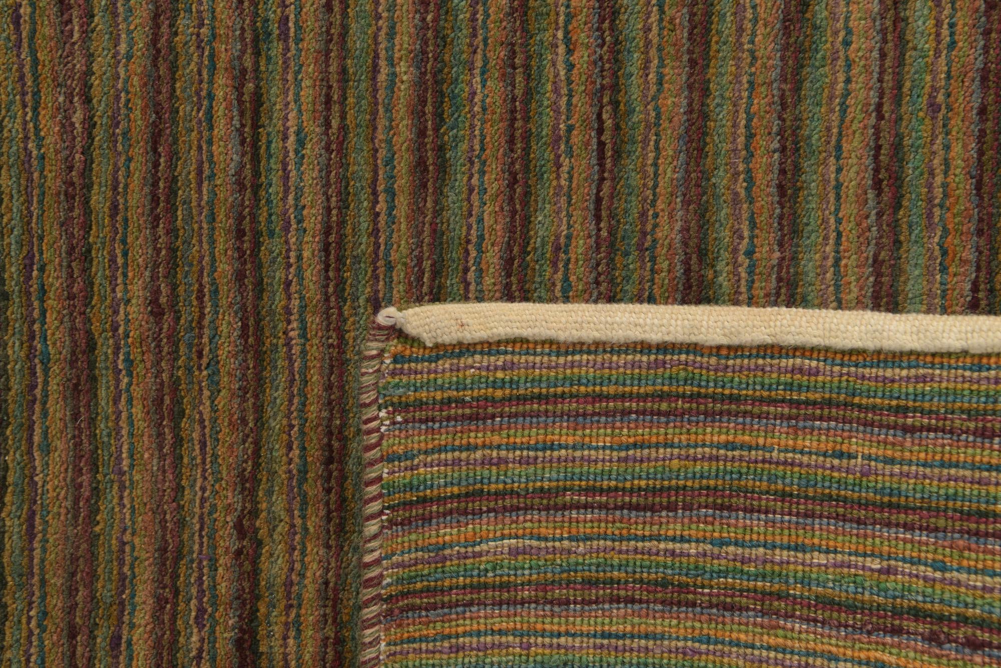 5' 8 x 8' Hand Knotted Kashkuli Gabbeh Wool Rug