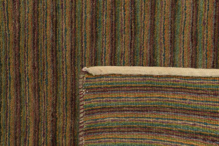 5' 8 x 8' Hand Knotted Kashkuli Gabbeh Wool Rug